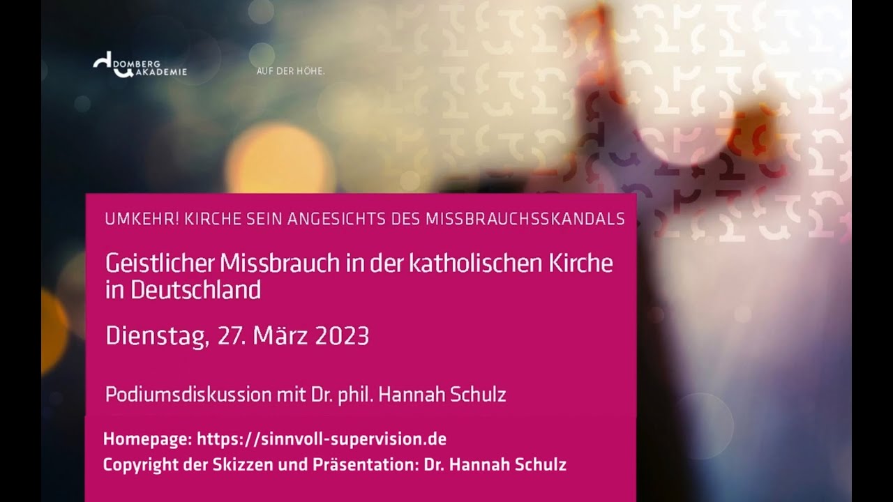 Geistlicher Missbrauch in der katholischen Kirche in Deutschland - YouTube