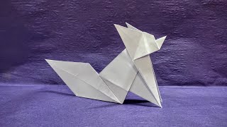 Origami Fennec Fox Easy | How To Make Origami Fennec Fox Easy | Origami Tutorial