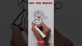 Doraemon drawing for kids @artforkiddos