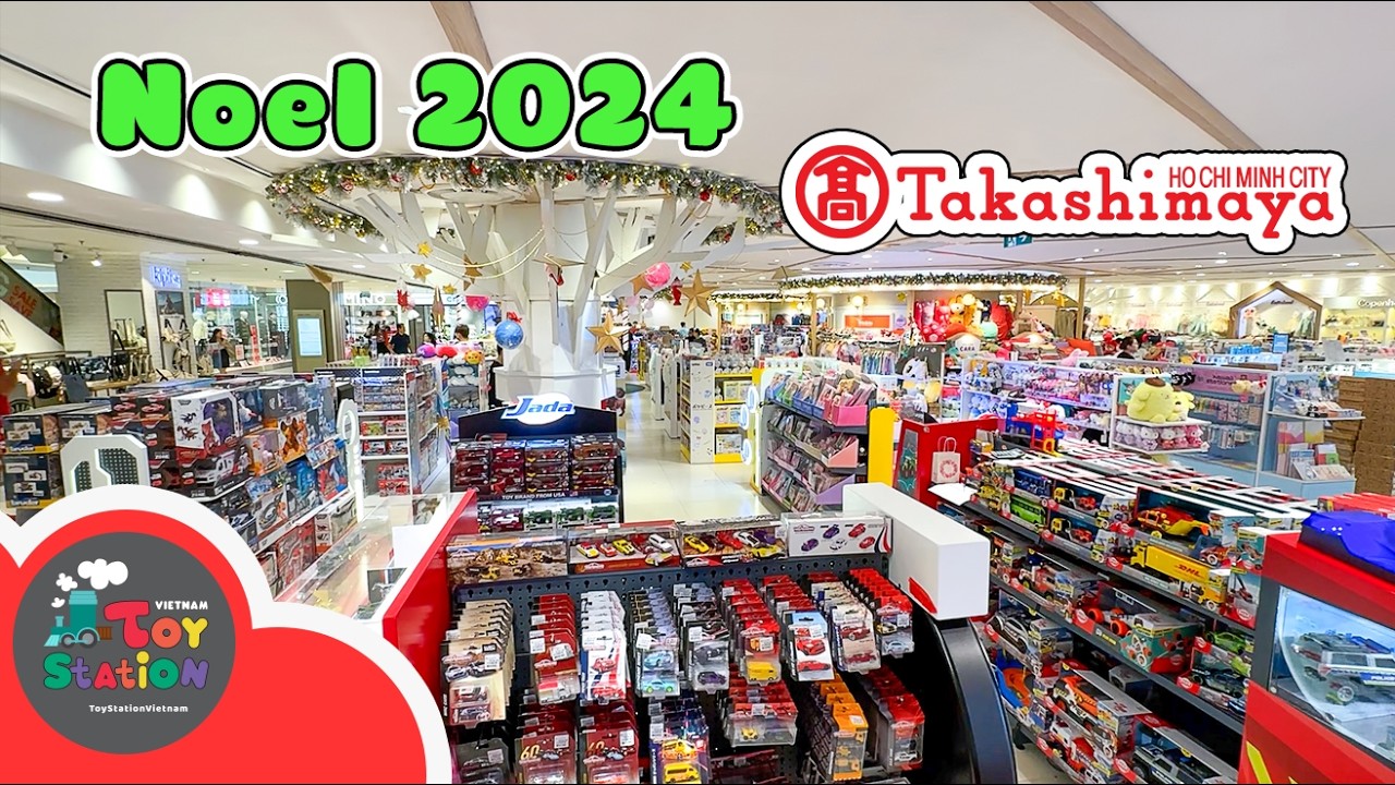 Khám khu đồ chơi tầng 3 Takashimaya mùa Noel 2024 ToyStation 922