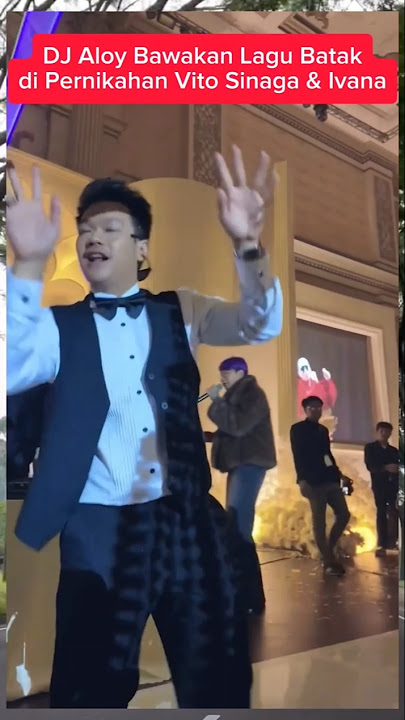 DJ Aloy Performs Batak Songs at Vito Sinaga and Ivana's Wedding