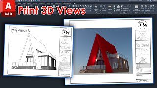 3D Views in AutoCAD 2023