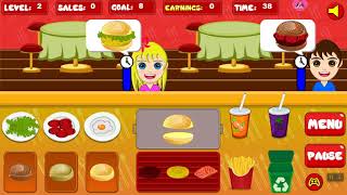 Cooking Burger Now Game Walkthrough Video screenshot 1