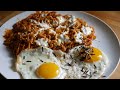 How to Make Spicy Ramen with Mozzarella and Fried Eggs