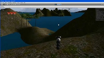 Unity 3D WarmProject Portals and Fire HUD control