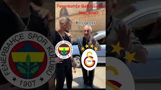 Fenerbahçe-Galatasaray Maç Özeti #futbol #galatasaray #fenerbahçe