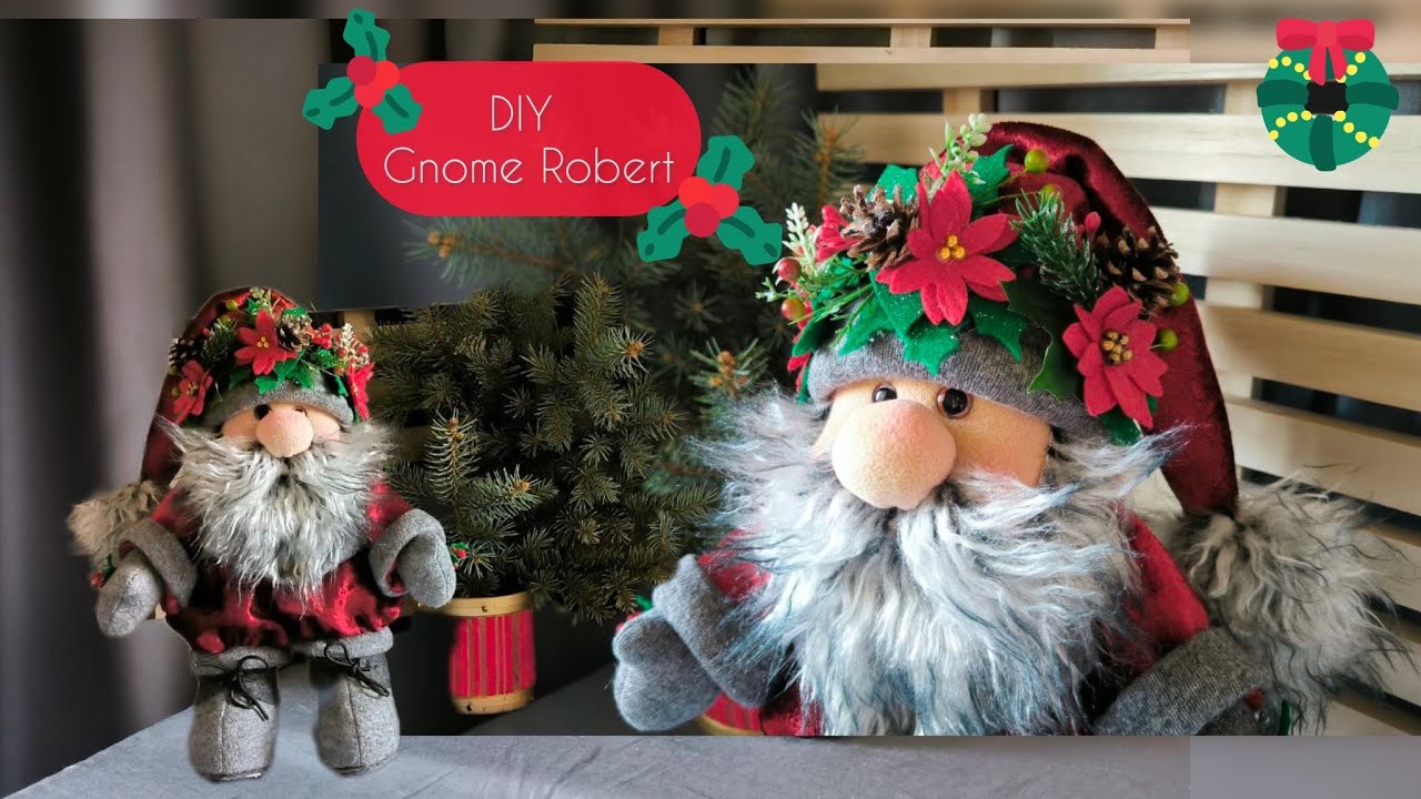 Meet Robert: The Gnome in Red Velvet – Full DIY Tutorial