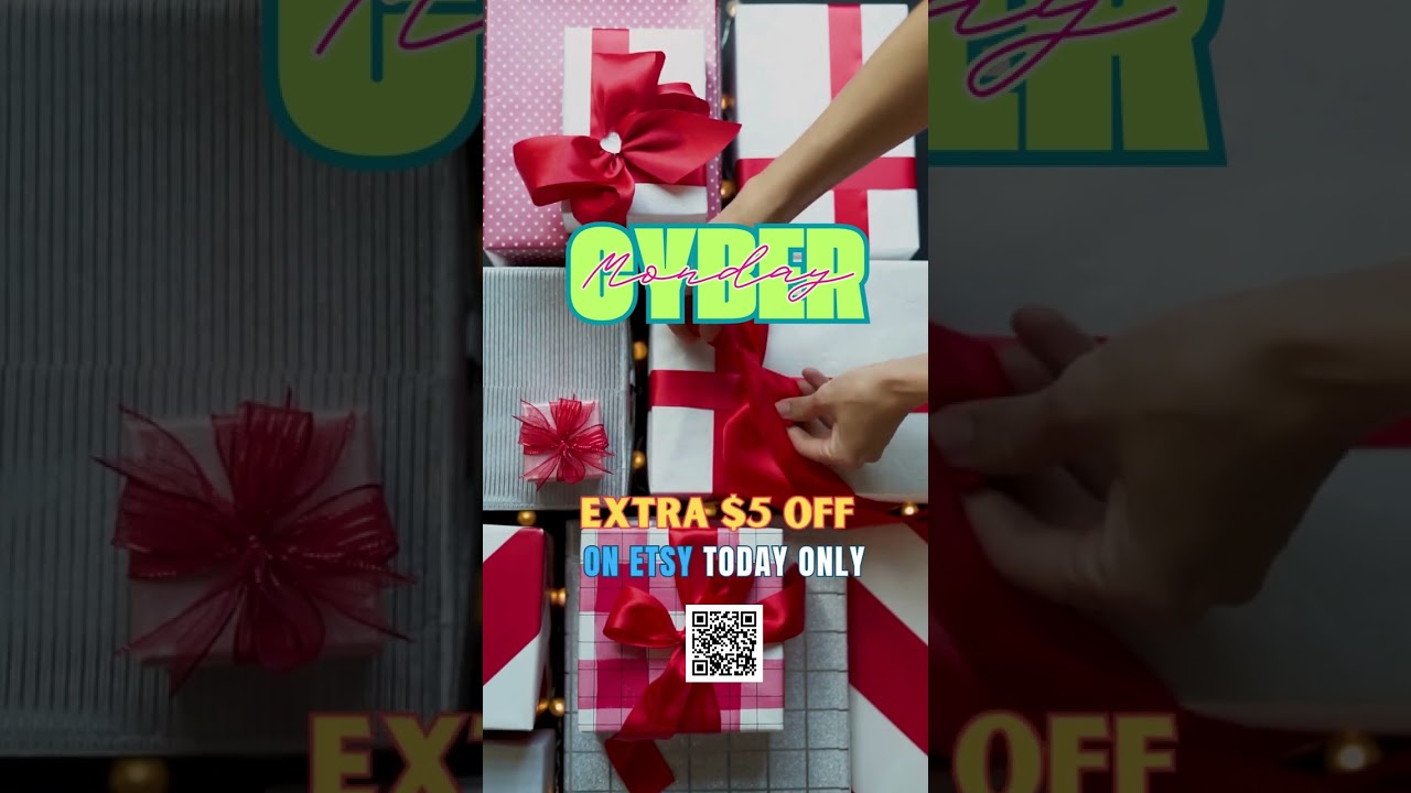 Cyber Monday Etsy Sale Christmas Gifts