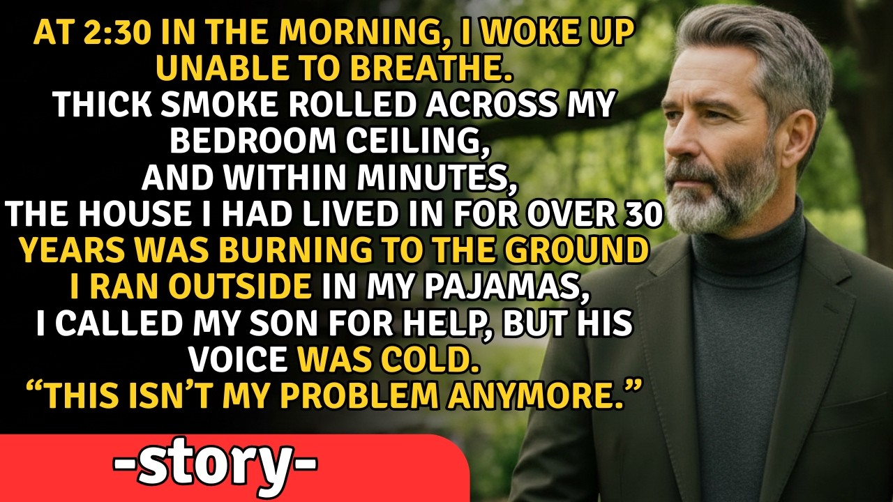 The Night My House Burned… And My Son Said “It’s Not My Problem Anymore” Until The Fire Investigator