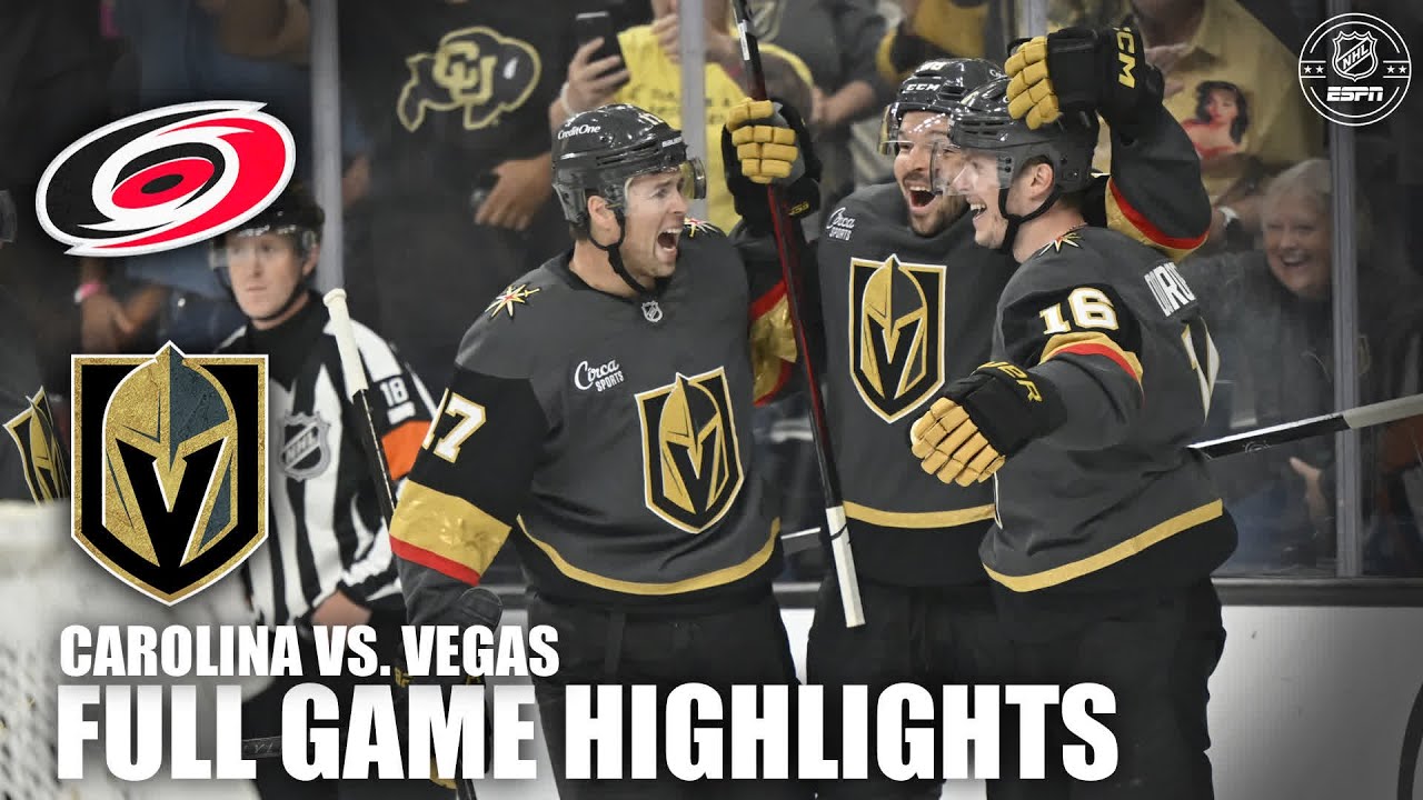 Carolina Hurricanes vs. Vegas Golden Knights | Full Game Highlights ...
