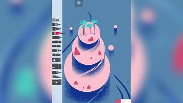 Tayasui Sketches demo by Ilias Sounas - Circle Mountains