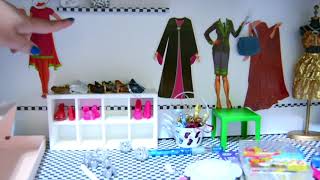 Como hacer una tienda de ropa para muñecas Barbie,Monster y Ever after high - YouTube