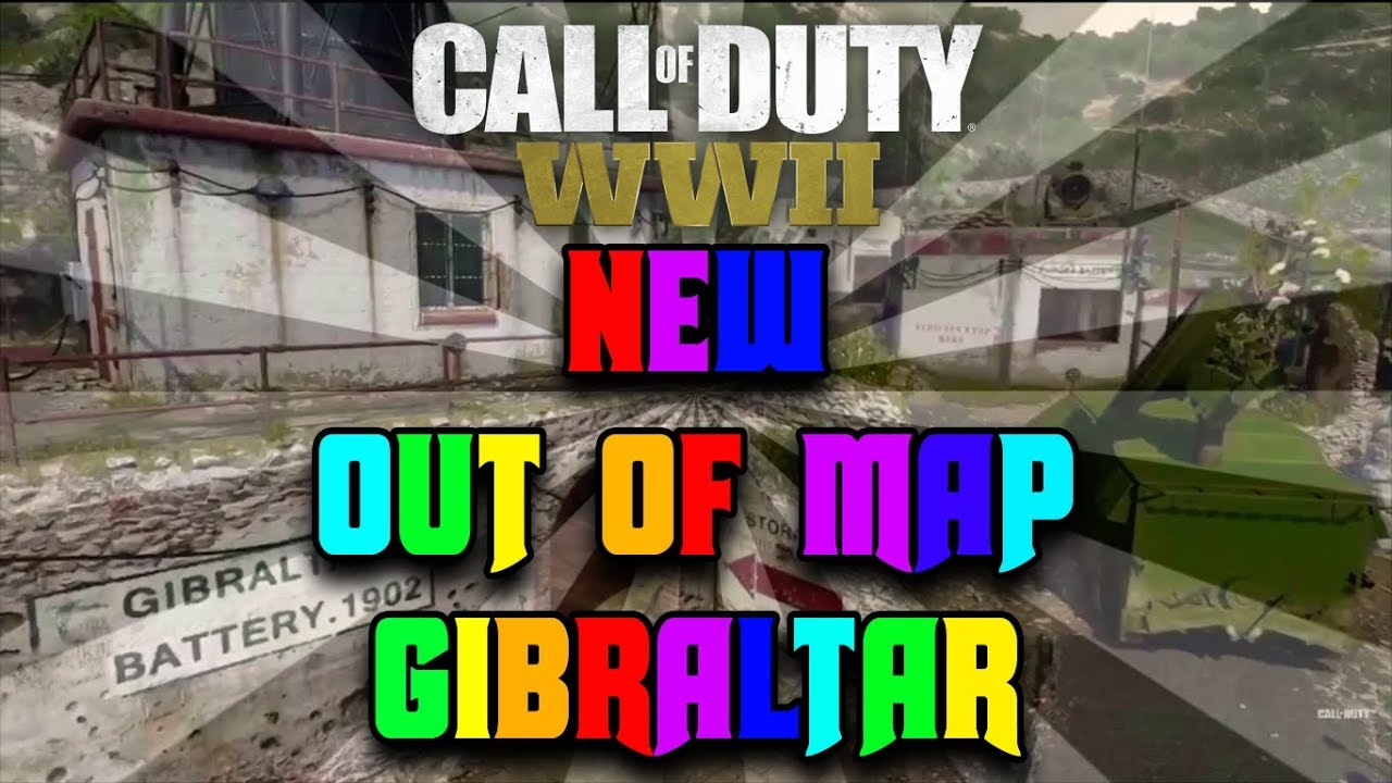 COD WW2 Glitches - New Out Of Map Gibraltar (XB1,PS4 ...