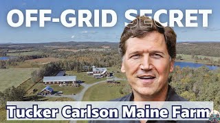 Inside Tucker Carlson’s Secret Maine Farm – The Off-Grid Life He Keeps Hidden!