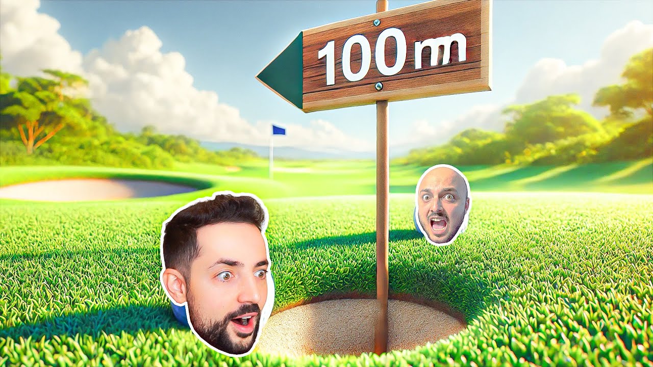 Golf, dar Daca dai DIN PRIMA de la Mare Distanta, CASTIGI!