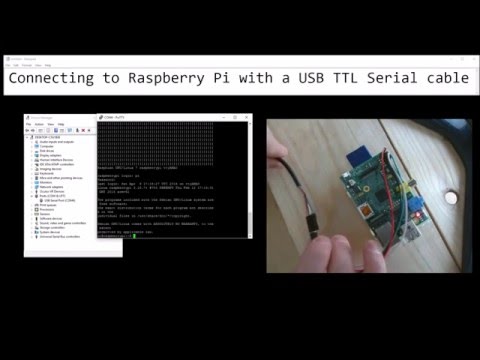 Connecting to a Raspberry Pi with a TTL USB Serial Cable, no power supply or ethernet required