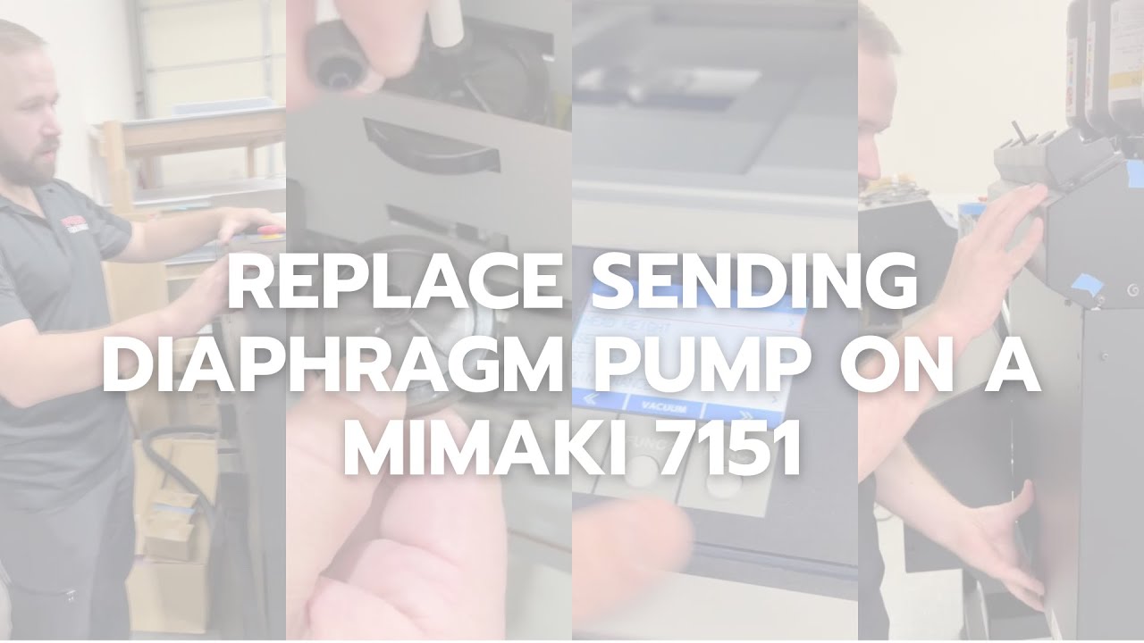 💧 Mimaki 7151 Diaphragm Pump Replacement | Step-by-Step Ink System Fix ...