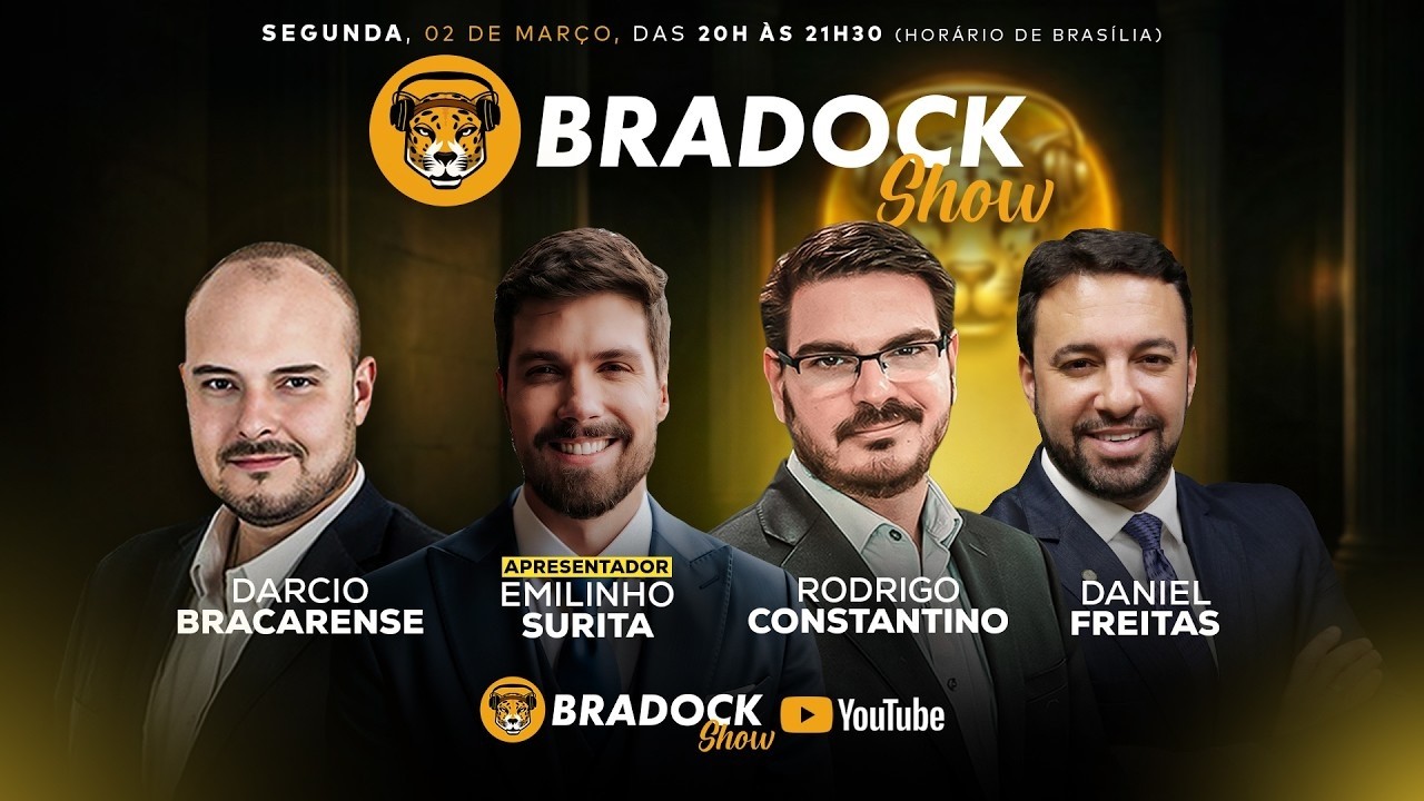 Bradock Show 02/03/26 - Emilinho Surita , Darcio, Consta e Dep. Daniel Freitas