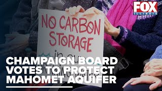 Champaign County Board Votes to Protect Mahomet Aquifer for Now