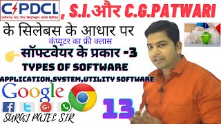 कंप्यूटर का फ्री क्लास part-13सॉफ्टवेयर के प्रकार-3 ||APPLICATION SOFTWARE||SYSTEM SOFTW||UTILITY SW screenshot 1