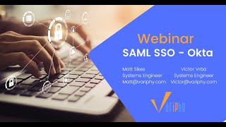Webinar: SAML SSO - Okta