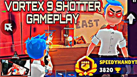 Vortex 9 Shooter Gameplay HANDCAM// NEW TPS MOBILE GAME VORTEX 9 ANDROID GAMEPLAY