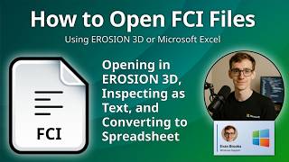 How to Open FCI Files (EROSION 3D Inflow Table)