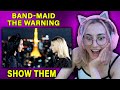 BAND-MAID with The Warning / SHOW THEM (Official Music Video)  | Singer Bassist Musician Reacts