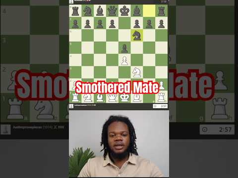 Smothered mate #chess #chesstips #chessreps #chesspuzzle