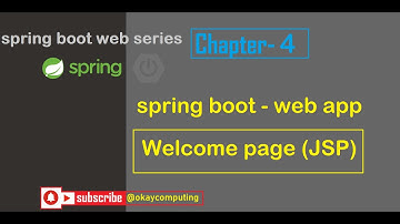 springboot web application | Springboot with JSP | JSP and springboot