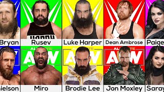 Wrestlers Name Changes WWE vs AEW