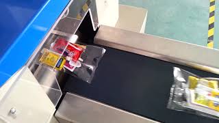 KT-450X, coretamp pillow package machine for 4 sets coffee bar package