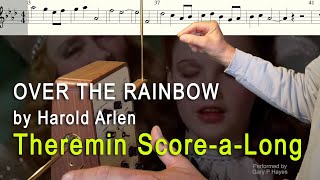 OVER THE RAINBOW Harold Arlen - Theremin Cover & Score