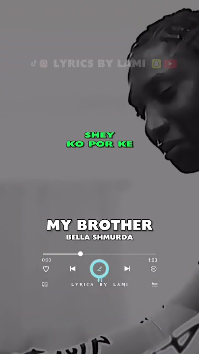 My Brother : Bella Shmurda 🙏🏻🕊️ #bellashmurda #mybrother #tributetomohbad #mohbad #ripmohbad