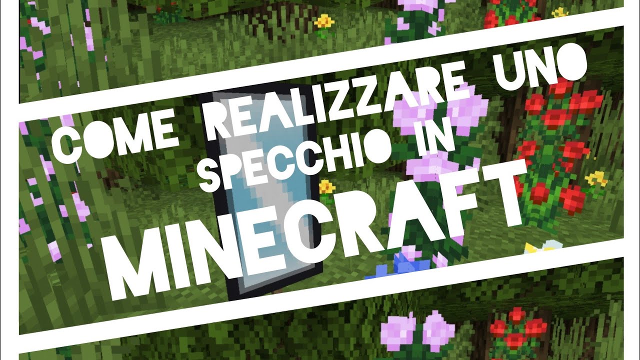 Come creare uno SPECCHIO in MINECRAFT - tutorial (minecraft ita) - YouTube