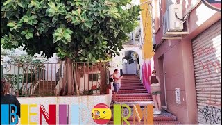 Benidorm's "Cat Street" FULL OF HIDDEN PARTY BARS!🇪🇸🥂🎉Join Me On An INFO-PACKED WALK!☀️💟🐱 #benidorm