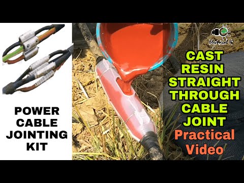 Straight Through Cable Joint Tutorial | Cast Resin Straight Through Cable Joint | Cable Jointing