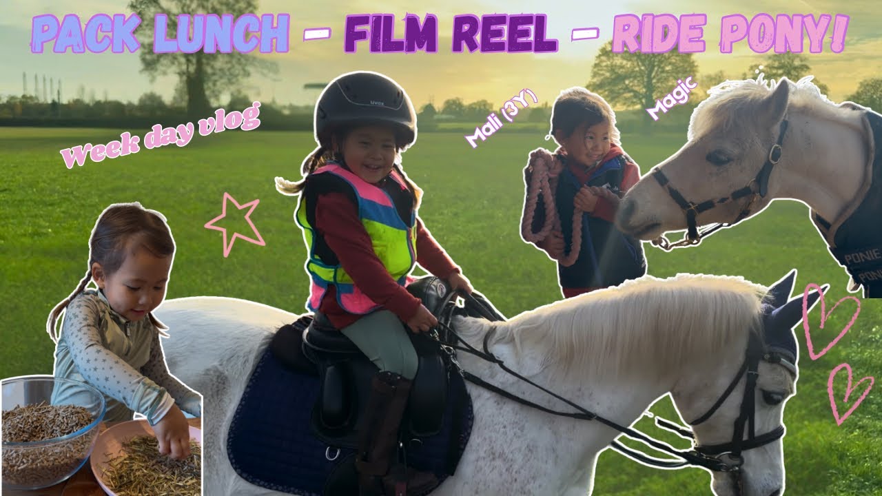 Утро девочки-пони: завтрак, уход за собой и прогулка с волшебством!