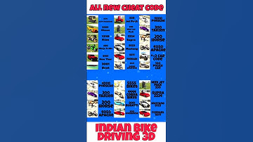 All new cheat codes in indian bike driving 3d #shorts #allcheatcode #cheatcodes #newcheatcode #viral