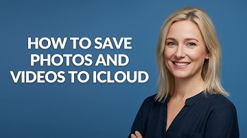 How to Save Photos and Videos to Icloud - Julia