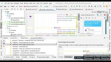 EditText Touch target size too small