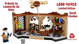 LEGO Tribute to Leonardo da Vinci 40902 🎨 The Most Beautiful LEGO Gift With Purchase Limited Edition