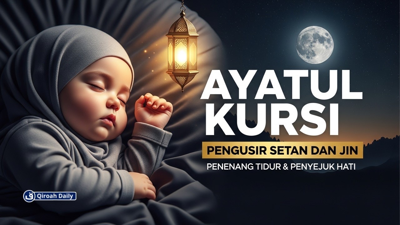Murottal Pengantar Tidur Ayat Kursi  اية الكرسي  | Penenang Hati Dan Pikiran Bikin Tidur Nyenyak