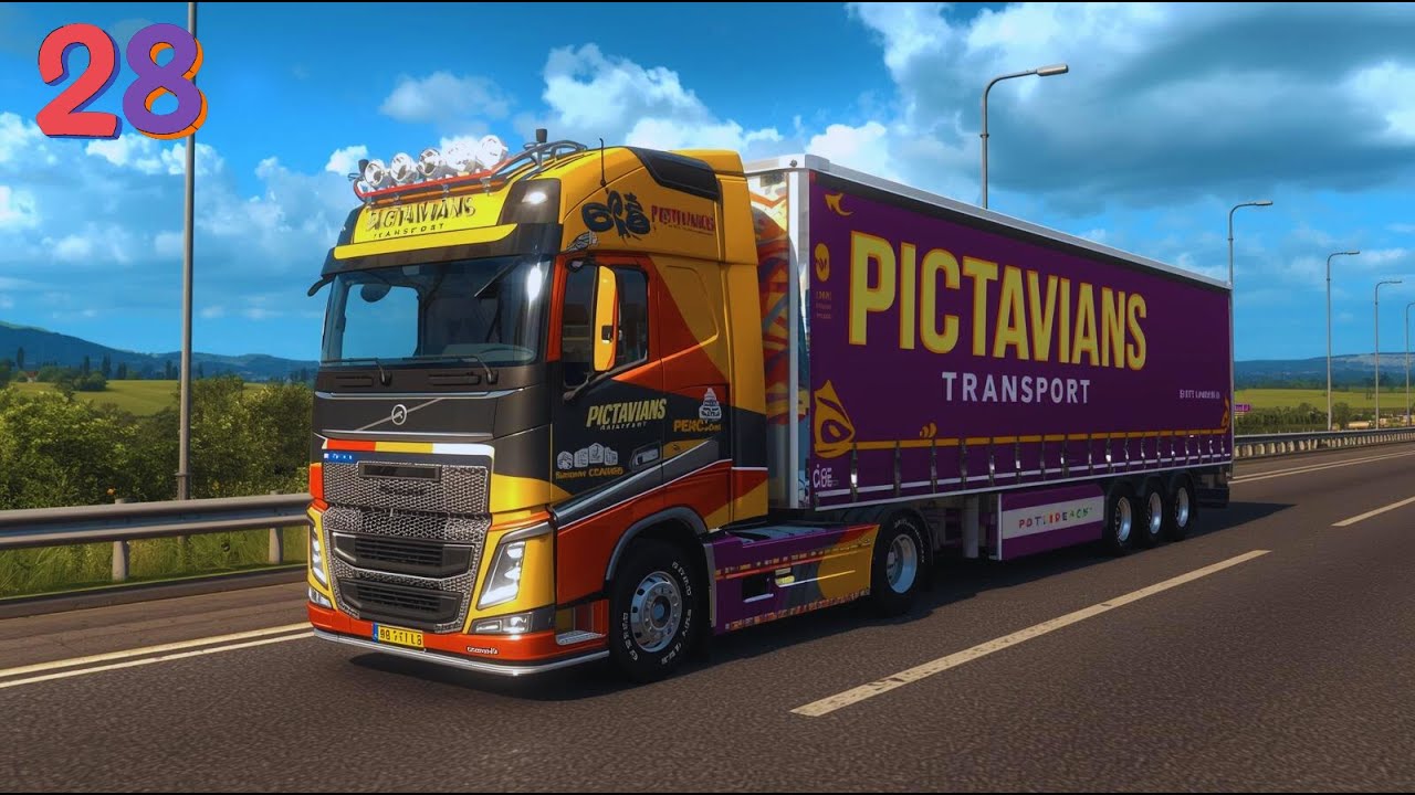 ETS2 [FR] [La Chronique du Pictavien] S1 E28: Direction la Norvège 🇳🇴(Esbjerg-Oslo)