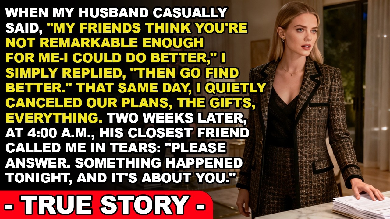 My Husband Thought He Could Do Better—Until My Million-Dollar Truth Came Out