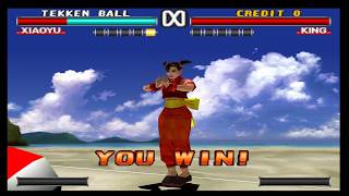 Tekken 3 xiaoyu (1P outfit) vs king (1P outfit) (tekken ball)