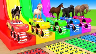 Cow Elephant Sheep Horse Gorilla T-Rex Guess The Right Door ESCAPE ROOM CHALLENGE Game by Hero Cars 102,333 views 3 weeks ago 2 hours, 28 minutes