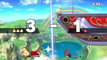 SSBU - ShadeLRK (Isabelle) vs. Ebraink99 (Ganondorf) [Quickplay] match 2/3