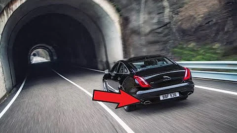 Jaguar XJ Brutal Exhaust Sound!