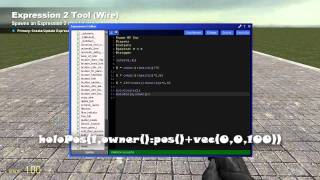 Garry's Mod #5 Wire E2 Holo HP Bar Tutorial [HD]